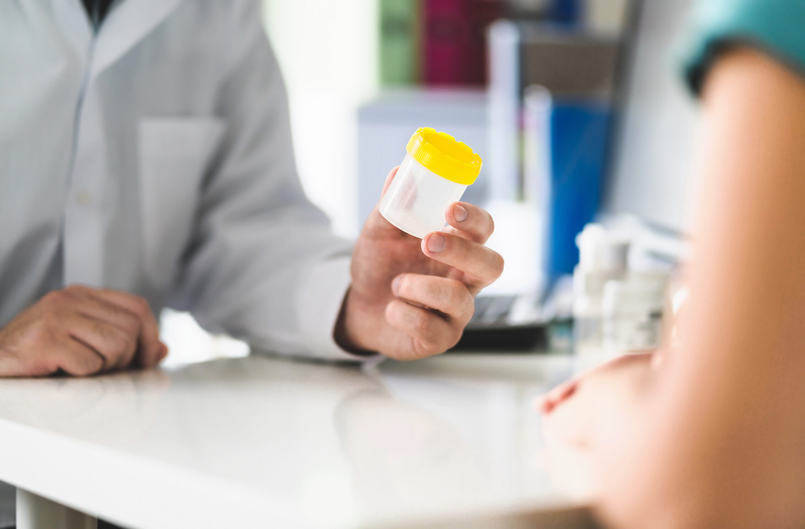 UTI Treatment Woman getting UTI treatment at AFC Urgent Care
